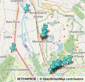 Mappa 10016 Montalto Dora TO, Italia (2.3335)