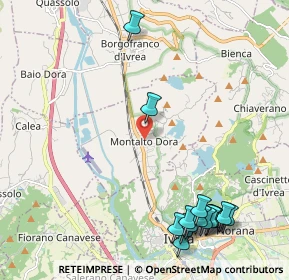 Mappa 10016 Montalto Dora TO, Italia (2.81267)