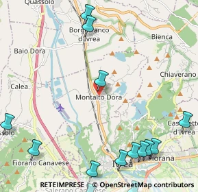 Mappa 10016 Montalto Dora TO, Italia (3.28375)