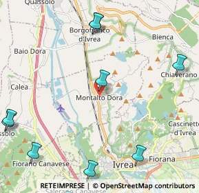 Mappa 10016 Montalto Dora TO, Italia (3.20545)