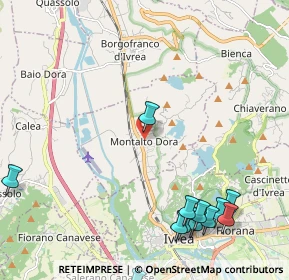 Mappa 10016 Montalto Dora TO, Italia (2.9075)