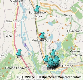 Mappa 10016 Montalto Dora TO, Italia (2.6055)