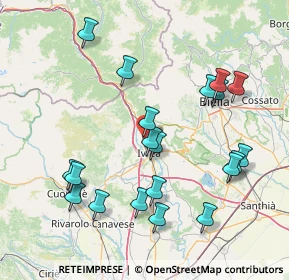 Mappa 10016 Montalto Dora TO, Italia (16.657)