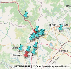 Mappa 10016 Montalto Dora TO, Italia (12.31462)