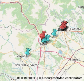 Mappa 10016 Montalto Dora TO, Italia (11.73308)