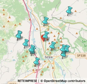 Mappa 10016 Montalto Dora TO, Italia (3.73538)