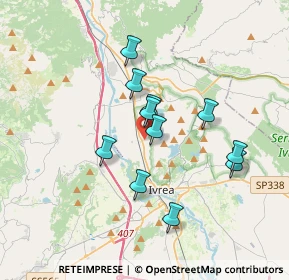 Mappa 10016 Montalto Dora TO, Italia (2.96273)