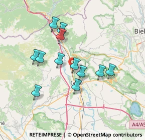 Mappa 10016 Montalto Dora TO, Italia (6.27083)