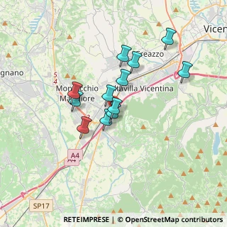Mappa Via Selva Balestro, 36075 Montecchio Maggiore VI, Italia (2.79417)