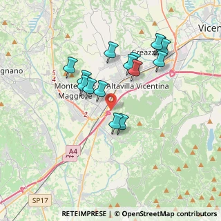 Mappa Via Selva Balestro, 36075 Montecchio Maggiore VI, Italia (3.33933)