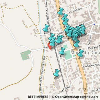 Mappa Via Ferruccio Martinis, 10016 Montalto Dora TO, Italia (0.24034)