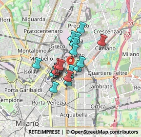 Mappa Via dei Transiti, 20127 Milano MI, Italia (1.1055)