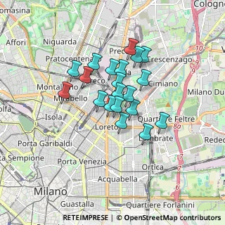 Mappa Via dei Transiti, 20127 Milano MI, Italia (1.2225)