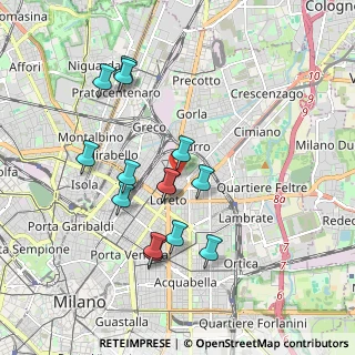 Mappa Via dei Transiti, 20127 Milano MI, Italia (1.73071)