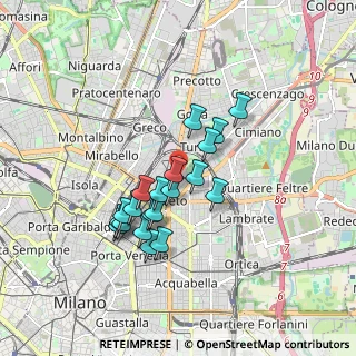 Mappa Via dei Transiti, 20127 Milano MI, Italia (1.436)