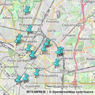 Mappa Via dei Transiti, 20127 Milano MI, Italia (2.23467)