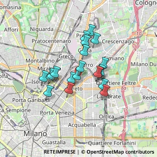 Mappa Via dei Transiti, 20127 Milano MI, Italia (1.366)
