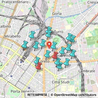 Mappa Via dei Transiti, 20127 Milano MI, Italia (0.7905)