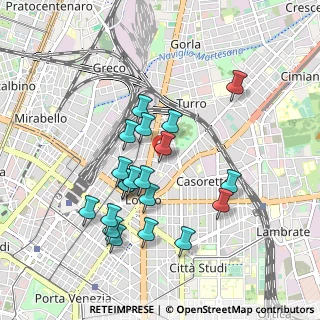 Mappa Via dei Transiti, 20127 Milano MI, Italia (0.8615)