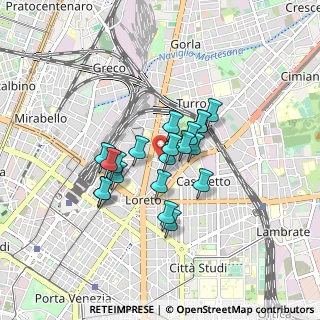 Mappa Via dei Transiti, 20127 Milano MI, Italia (0.6115)