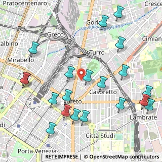 Mappa Via dei Transiti, 20127 Milano MI, Italia (1.258)