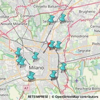 Mappa Via dei Transiti, 20127 Milano MI, Italia (4.58385)