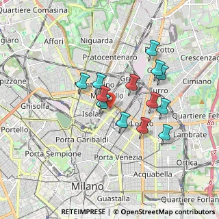 Mappa Via Privata G. Martucci, 20124 Milano MI, Italia (1.47769)