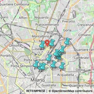 Mappa Via Privata G. Martucci, 20124 Milano MI, Italia (1.68154)