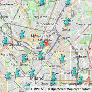 Mappa Via Privata G. Martucci, 20124 Milano MI, Italia (3.34056)