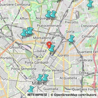 Mappa Via Privata G. Martucci, 20124 Milano MI, Italia (2.95)
