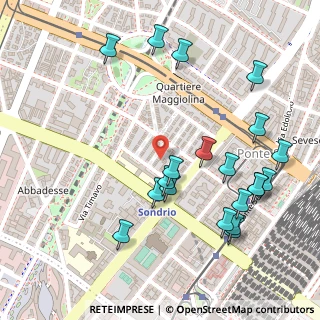 Mappa Via Privata G. Martucci, 20124 Milano MI, Italia (0.2895)
