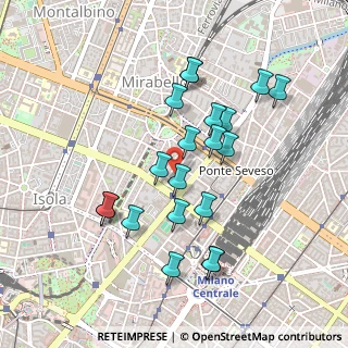 Mappa Via Privata G. Martucci, 20124 Milano MI, Italia (0.4365)