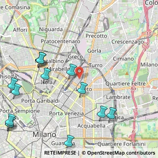 Mappa Via Privata Oldrado da Tresseno, 20127 Milano MI, Italia (2.97786)