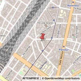 Mappa Via Privata Oldrado Da Tresseno, 10, 20127 Milano, Milano (Lombardia)