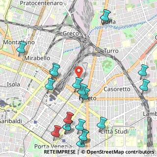 Mappa Via Privata Oldrado da Tresseno, 20127 Milano MI, Italia (1.378)