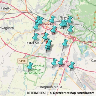 Mappa Via Brescia, 25020 Flero BS, Italia (3.38684)