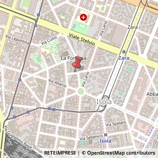 Mappa Via Francesco Arese, 20, 20159 Milano, Milano (Lombardia)