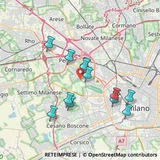 Mappa Via Lampugnano, 20151 Milano MI, Italia (3.51667)
