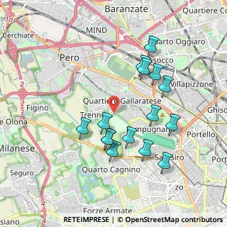 Mappa Via Lampugnano, 20151 Milano MI, Italia (1.80067)