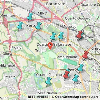 Mappa Via Lampugnano, 20151 Milano MI, Italia (2.58615)