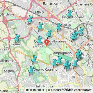 Mappa Via Lampugnano, 20151 Milano MI, Italia (2.442)