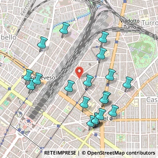 Mappa CAP, 20127 Milano MI (0.566)