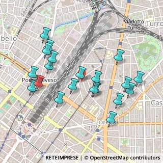 Mappa CAP, 20127 Milano MI (0.4965)