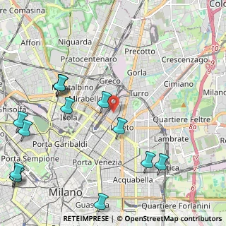 Mappa CAP, 20127 Milano MI (2.93071)