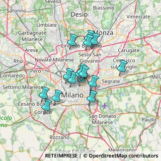 Mappa CAP, 20127 Milano MI (5.11313)