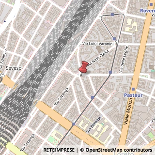 Mappa Via Soperga, 54, 20127 Milano, Milano (Lombardia)
