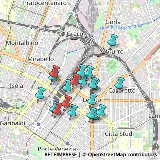 Mappa CAP, 20127 Milano MI (0.815)