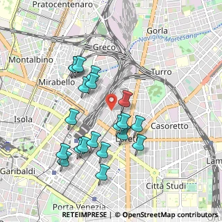 Mappa CAP, 20127 Milano MI (0.889)