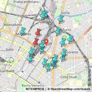 Mappa CAP, 20127 Milano MI (0.9255)