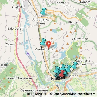 Mappa Via Giacomo Matteotti, 10016 Montalto Dora TO, Italia (2.709)